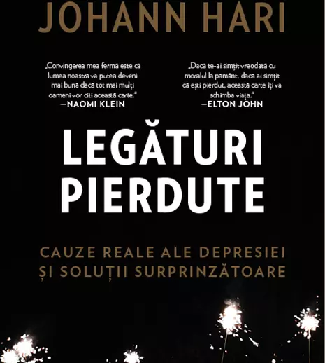 Despre depresie, în cartea „Legături pierdute. Cauze reale ale depresiei și soluții surprinzătoare”