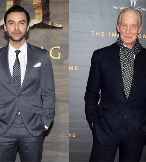 Aidan Turner („Hobbitul”) şi Charles Dance („Urzeala...”), colegi de serial