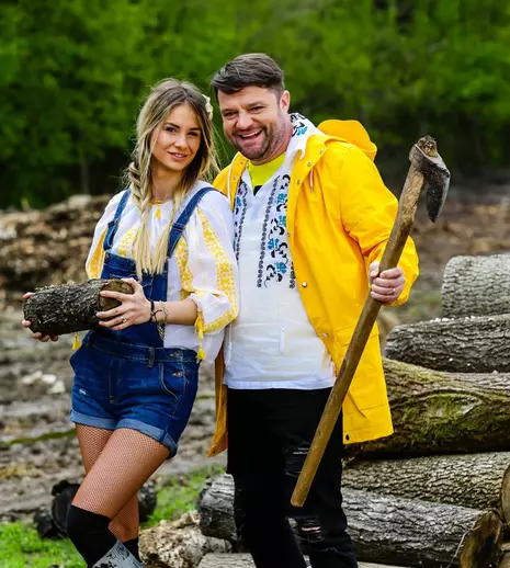 Andrei și Grațiela Duban au acceptat provocarea „Ferma vedetelor”