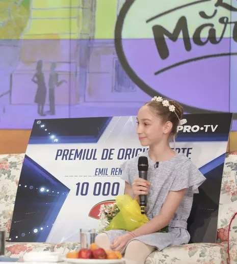Câștigătorul sezonului 8 „Românii au talent”, Emil Rengle, a donat premiul de originalitate