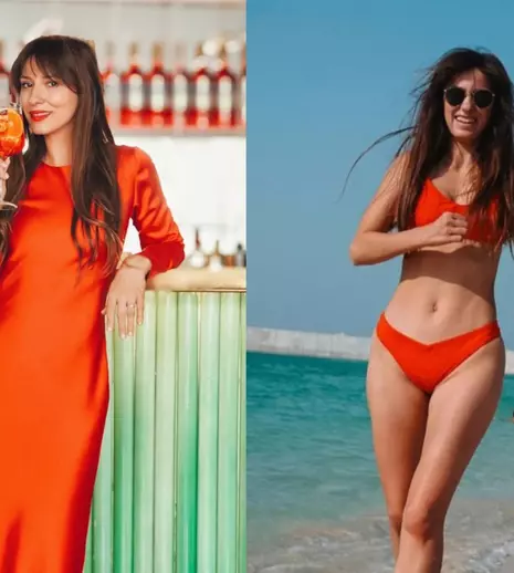 Dana Rogoz, răsfăț la 30 de grade, în Dubai. Actrița din Groapa, seducătoare într-un costum de baie roșu