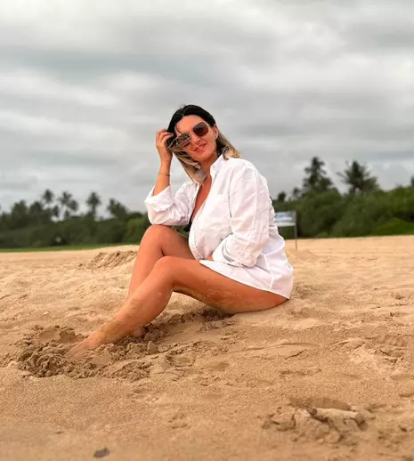 Ela Crăciun, imagini superbe din vacanța în Sri Lanka. Ipostazele romantice în care s-a pozat cu soțul ei