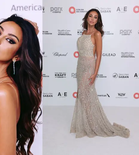 Mădălina Ghenea a strălucit la petrecerea organizată de Elton John după premiile Oscar. A purtat o rochie cu trenă și cu spatele gol