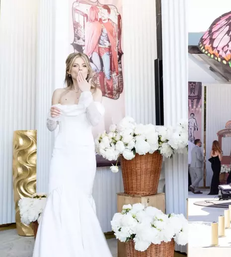 Roxana Hulpe și Bogdan Rădulescu s-au cununat religios. Au avut o petrecere atipică, cu elefanți și confetti: „Soțul e cu circul”