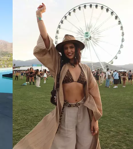 Oana Moșneagu se distrează la Coachella fără Vlad Gherman. Ce mesaj i-a transmis actorul