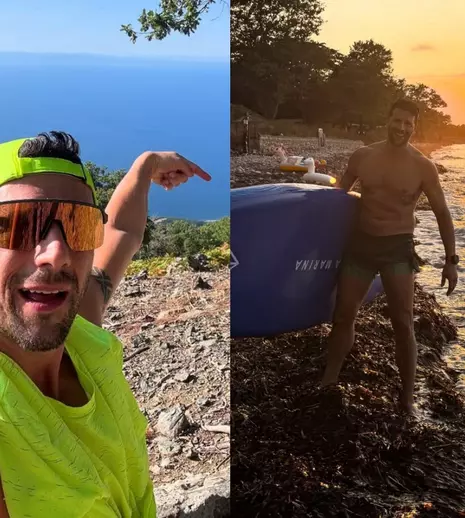Adrian Nartea, vacanță între mare și munte: „Acum zac vreo două zile după tura aia” – Imagini spectaculoase din concediu