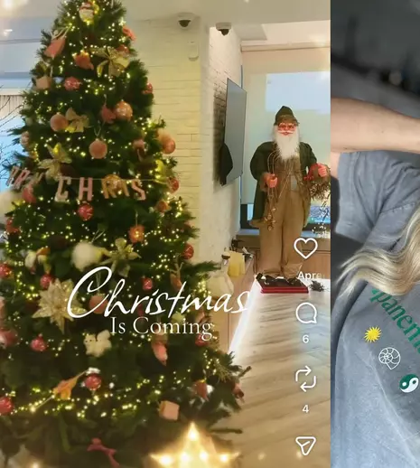 Andreea Bănică, primul Crăciun în care nu a mai împodobit ea bradul. Cum arată decorul făcut de Sofia și Noah