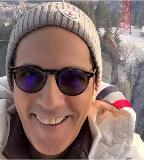 Ștefan Bănică, imagine rară cu fiul său cel mic, Alexandru, la schi. Cum l-a surprins pe pârtie: „Cei mici schiază, cei mari se uită”