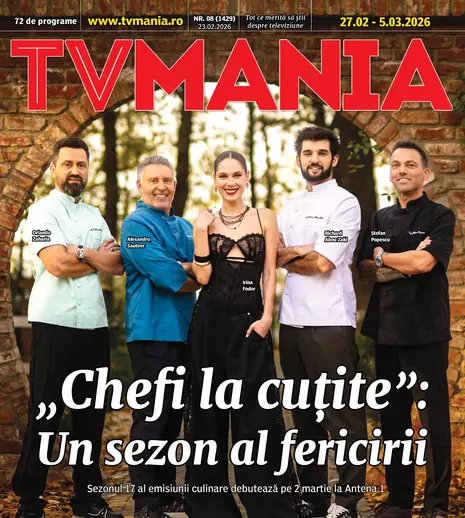 TVmania nr. 08/2026: Start în „Sezonul fericirii” la Chefi la cuțite! Tot ce trebuie să știi despre noutățile săptămânii