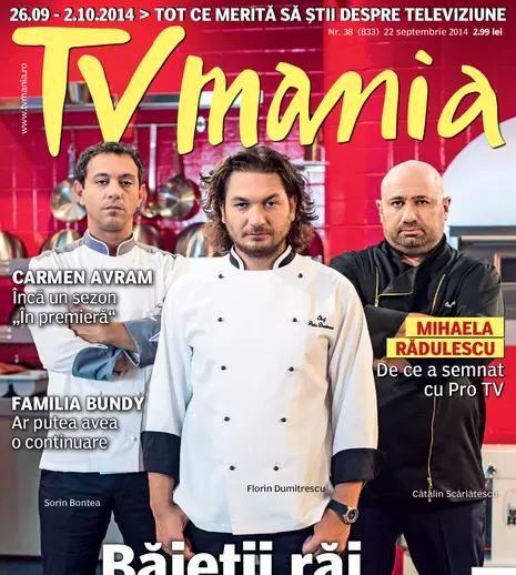 Revista TVmania nr. 38 (834) din 22 septembrie 2014