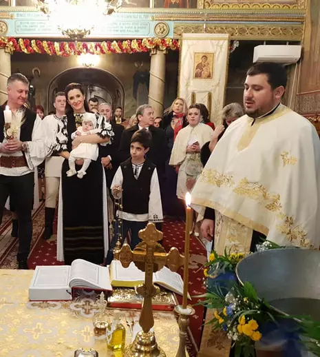 GALERIE FOTO. Iuliana Tudor a fost nașă de botez pentru a șasea oară