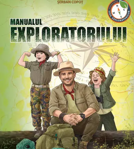 Astăzi, de la 18:00, la Hub Design, Șerban Copoț lansează cartea „Manualul exploratorului”