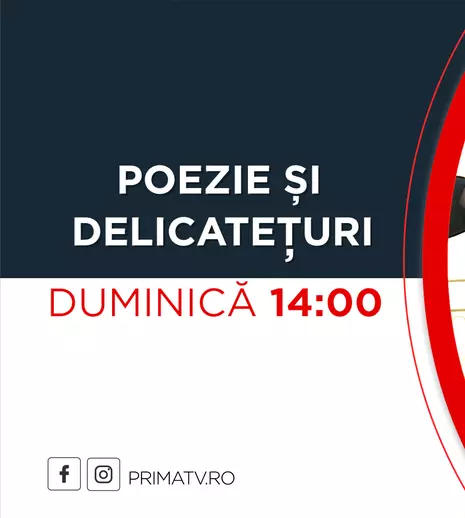 Cornel Palade, invitat la "Poezie și delicatețuri" cu Mircea Dinescu