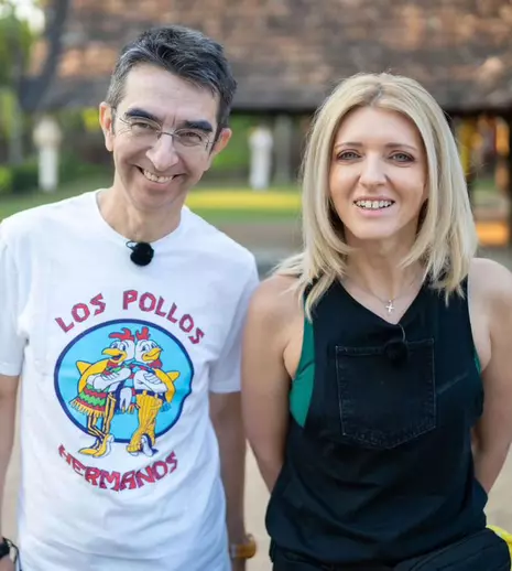 Mihai Găinușă a spus de ce nu a plecat cu soția lui la Asia Express 2024. El face echipă cu Oana Paraschiv, colega lui de la radio