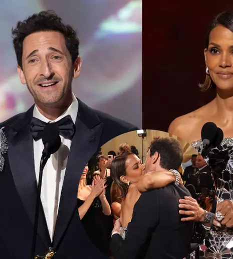 Halle Berry l-a sărutat pe Adrien Brody, la Premiile Oscar 2025. Au recreat momentul celebru din 2003
