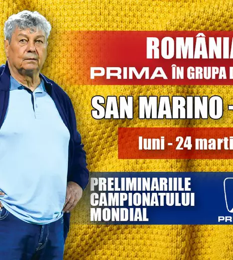Mircea Lucescu se pregătește pentru un nou meci. Cine transmite disputa dintre San Marino și România