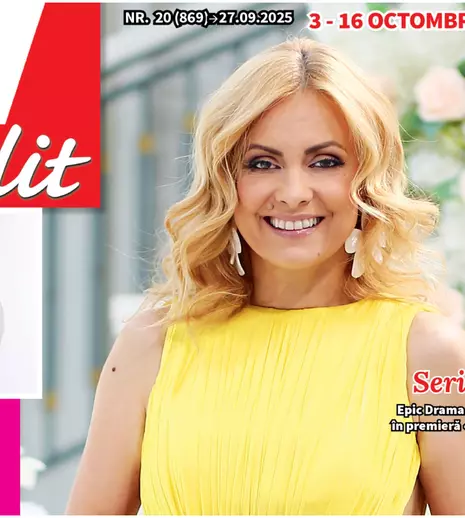 TV Satelit 20/2025: Simona Gherghe sărbătorește 5 ani la „Mireasa”. Ghid TV complet 3–16 octombrie