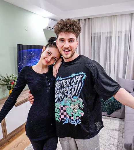 Cum arată casa în care locuiesc Dilinca și Mădălin de la „Power Couple”. S-au mutat în august: „Este genial. Nu am nimic de zis!”