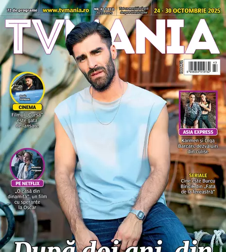 TVMania de luni, 20 octombrie: 72 de programe pentru 24-30 octombrie şi Daniel Nuță, pe copertă - după doi ani, din nou în „Groapa”