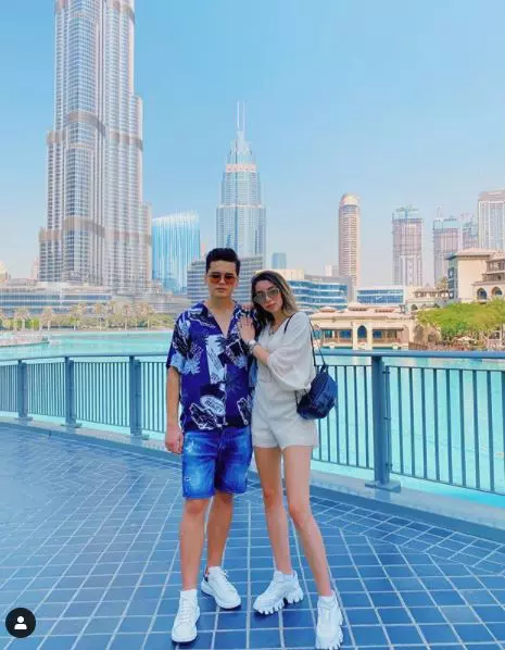 Selly-Smaranda-iubita-test-covid-vacanta-Dubai-2