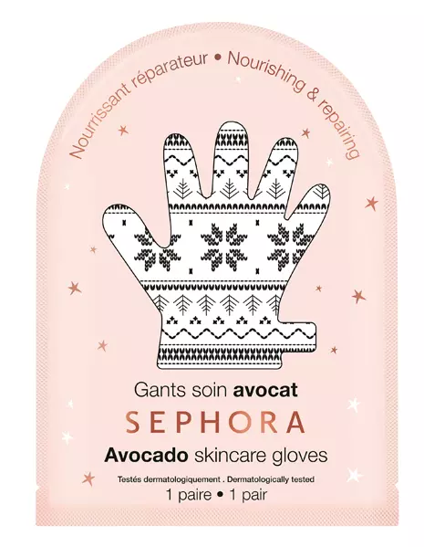 Mască nutritivă și reparatoare pentru mâini, Sephora, Avocado Skin Care Gloves, 18 lei