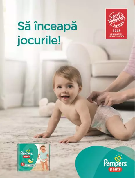 (P) Să înceapă jocurile! Pampers Pants, chiar și pentru cei mai micuți exploratori