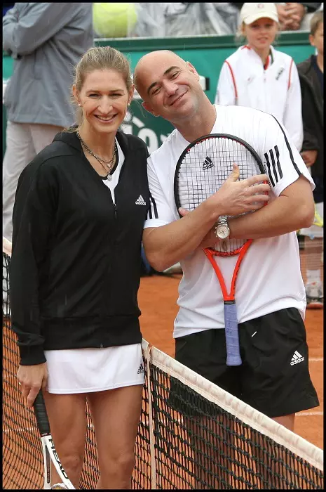ANDRE AGASSI & STEFFI GRAF - ROLAND GARROS 2009