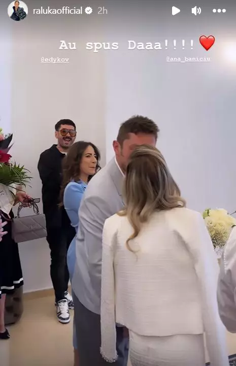 Ana Baniciu și Edy Kovacs s-au căsătorit. Primele imagini de la cununia civilă. „Ne-am luat!”