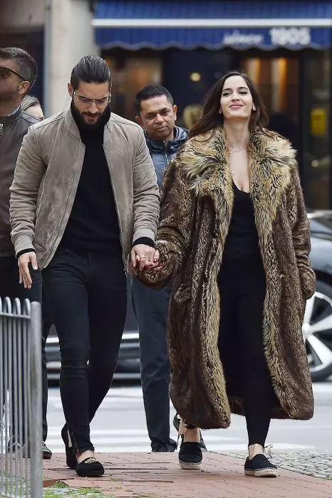 *EXCLUSIVE* Colombian singer Maluma and Natalia Barulich in Portofino