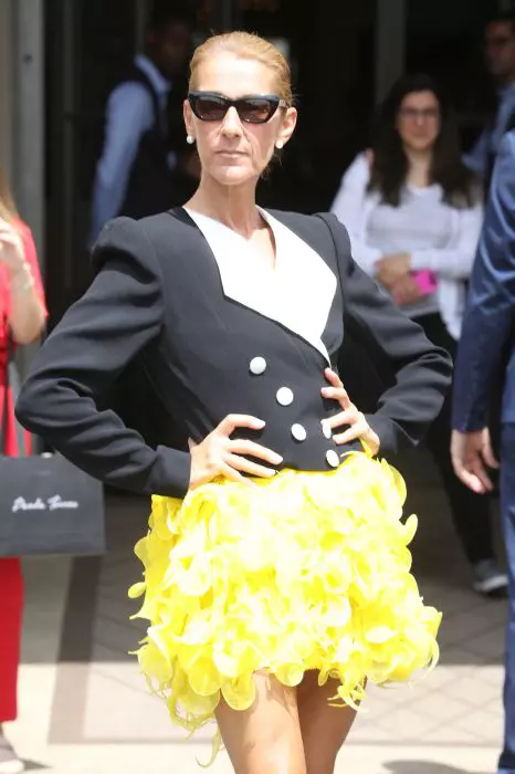 Celine Dion Leaving Her Hotel - Paris