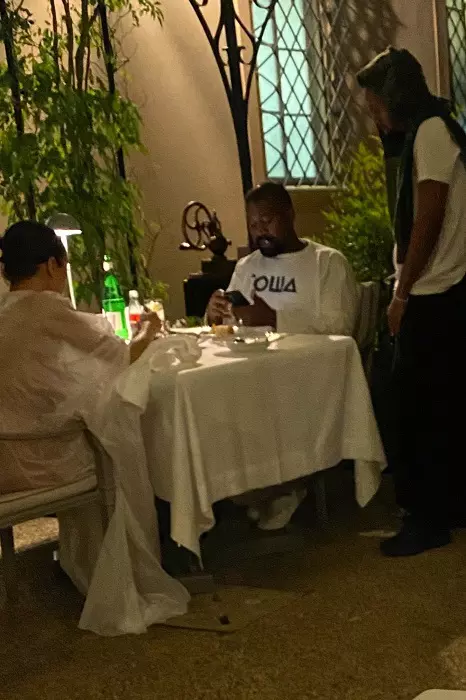 *PREMIUM-EXCLUSIVE* Kanye West and Bianca Censori's Swanky Date in Italy, Still Half Naked