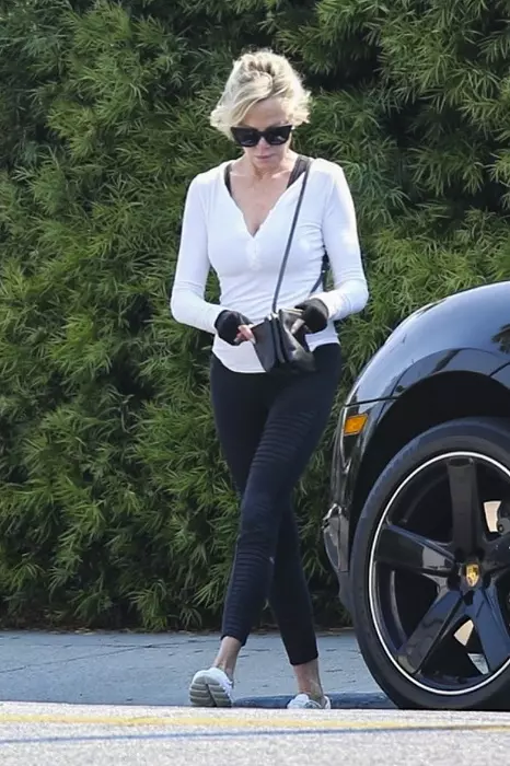 *EXCLUSIVE* Melanie Griffith spotted leaving the gym in a stylish sporty outfit