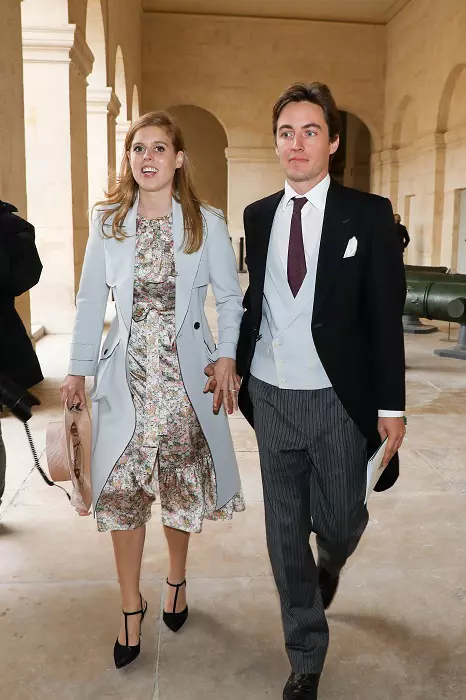 Mariage du prince Jean-Christophe Napoléon et de la comtesse Olympia d'Arco-Zinneberg à la cathédrale Saint-Louis des Invalides à Paris