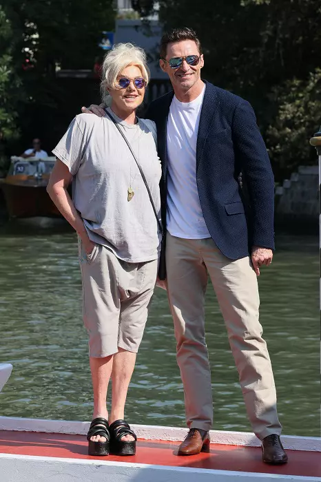 Deborra-Lee Furness And Hugh Jackman At Excelsior Hotel