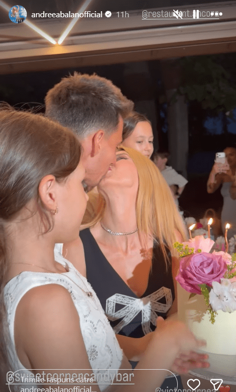 Andreea Balan si Victor Cornea la petrecere