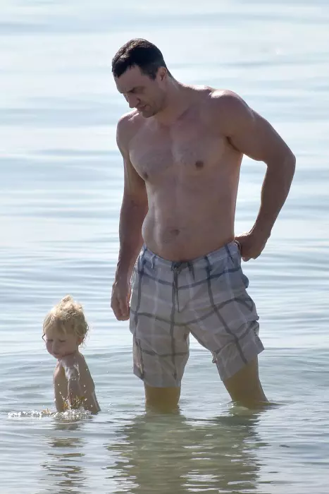 Wladimir Klitschko și fiica lui