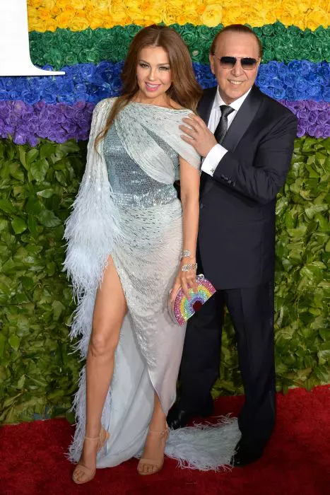 Thalia și Tommy Mottola