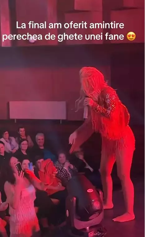 Andreea Bălan pe scenă