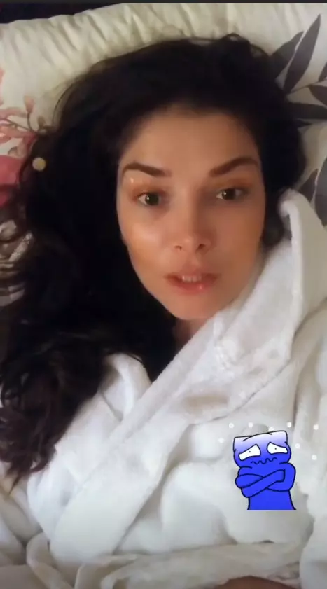 Alina Pușcaș bolnavă