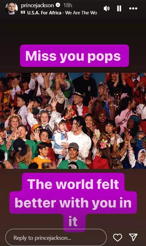 Prince Jackson, mesaj în memoria lui Michael Jackson  (2)