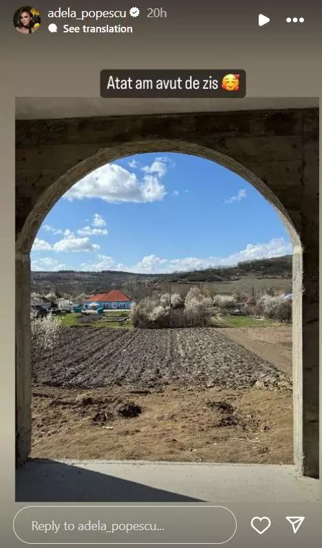 Adela Popescu, noi imagini cu casa lor de la Susani  (1)