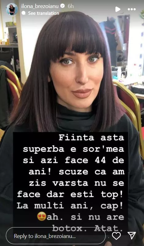 Cum arată sora actriței Ilona Brezoianu  (1)