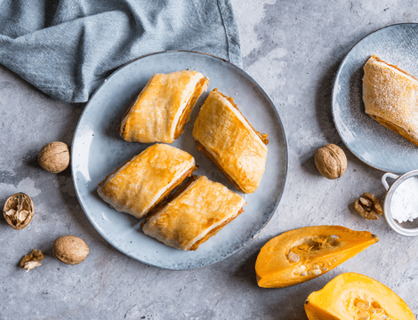 Plăcintă cu dovleac cu foietaj - rețeta cu foi cumpărate