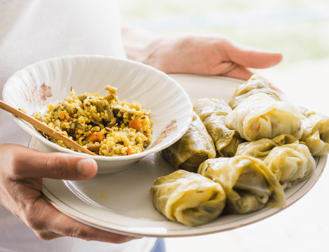 Sarmale cu păsat. Rețeta de post