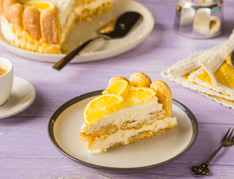 Tiramisu cu portocale fără ouă - rețeta cu pișcoturi și mascarpone