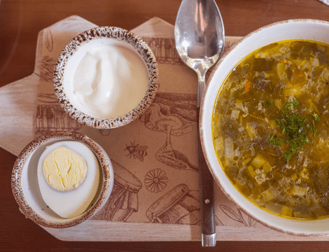 Ciorbă de spanac simplă. Rețeta cu smântână