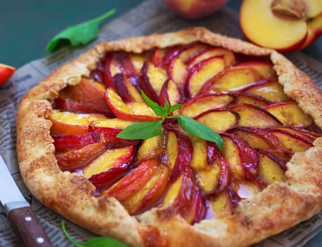 Galette cu piersici. Rețeta pentru cel mai simplu și nepretențios desert