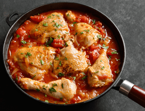 Tocăniță de pui cu ardei și roșii. O rețetă simplă, un rezultat fabulos