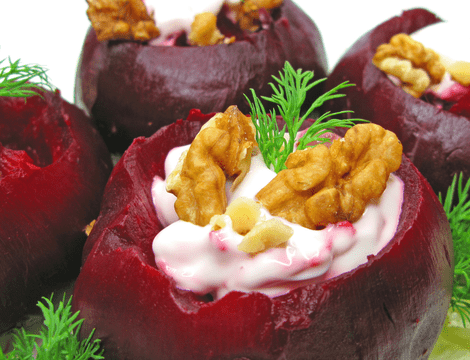 Sfeclă umplută cu nuci. Rețeta sofisticată cu ingrediente simple