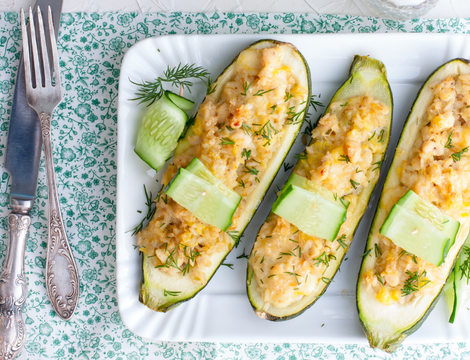 Dovlecei umpluți cu orez și legume - rețetă ușoară și sănătoasă. Atât de gustoși încât dispar imediat din farfurie